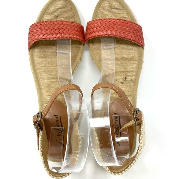 Lucky Brand Kavelli Straw Espadrilles Tan W 9.5 - Picture 6 of 9